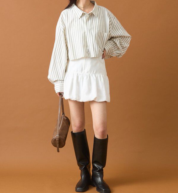  「切り替えバルーンスカート」|スカート|