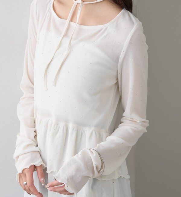  「ドットティアードプルオーバー」|Tシャツ・カットソー|