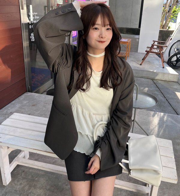  「ドットティアードプルオーバー」|Tシャツ・カットソー|