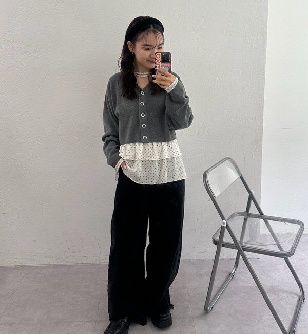  「ドットティアードプルオーバー」|Tシャツ・カットソー|