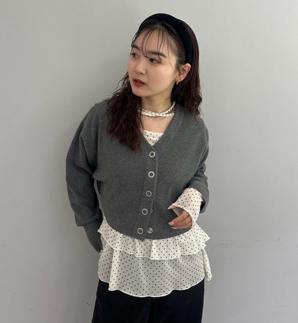  「ドットティアードプルオーバー」|Tシャツ・カットソー|