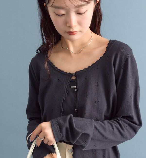  「針抜きニットカーデSET」|カーディガン|