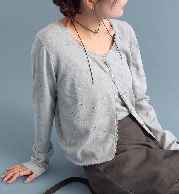  「針抜きニットカーデSET」|カーディガン|