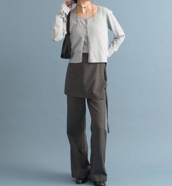  「針抜きニットカーデSET」|カーディガン|