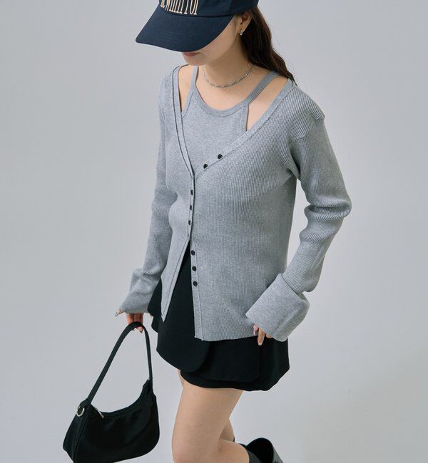  「アメスリニットカーデSET」|カーディガン|