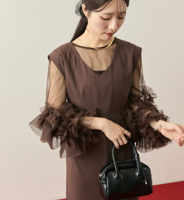  「【@____ri__125企画】ティアードフリルドレスSET」|ワンピース|