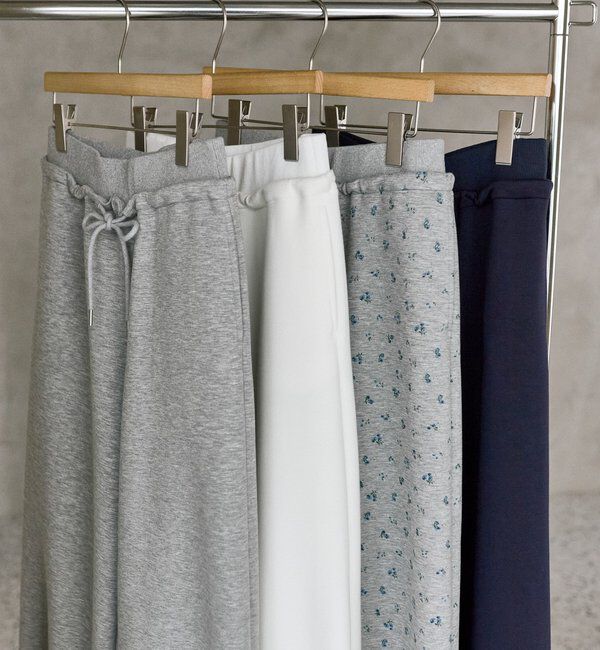  「裾ドロストスウェットパンツ」|チノ|
