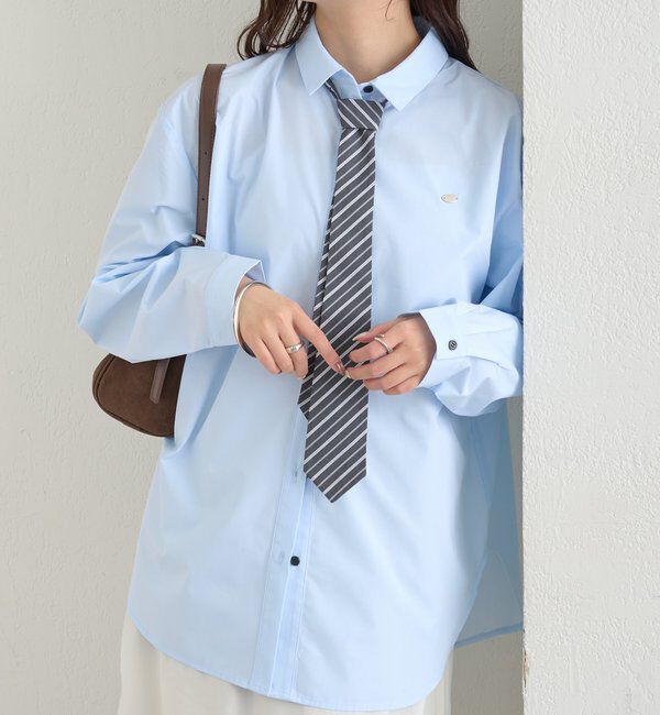 「ネクタイシャツ」|シャツ・ブラウス|ブルーその他2