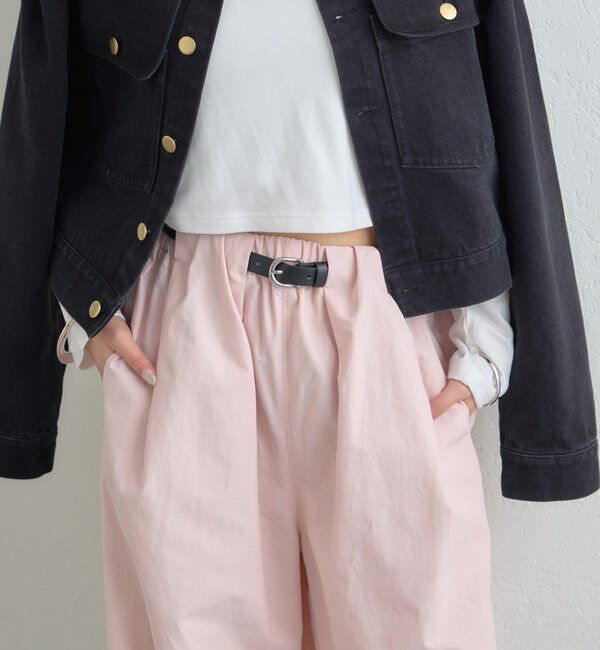  「ボリュームイージーパンツ」|チノ|