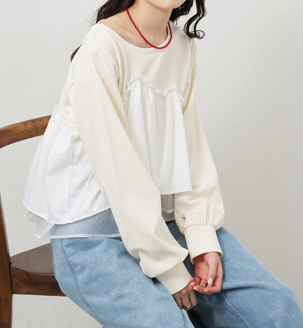  「ビスチェドッキングスウェット」|パーカー|