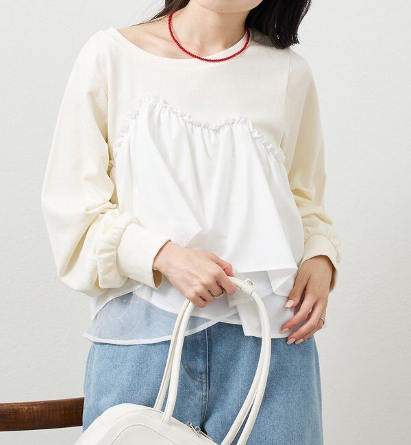  「ビスチェドッキングスウェット」|パーカー|