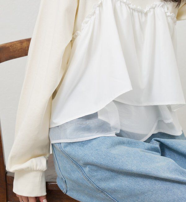  「ビスチェドッキングスウェット」|パーカー|