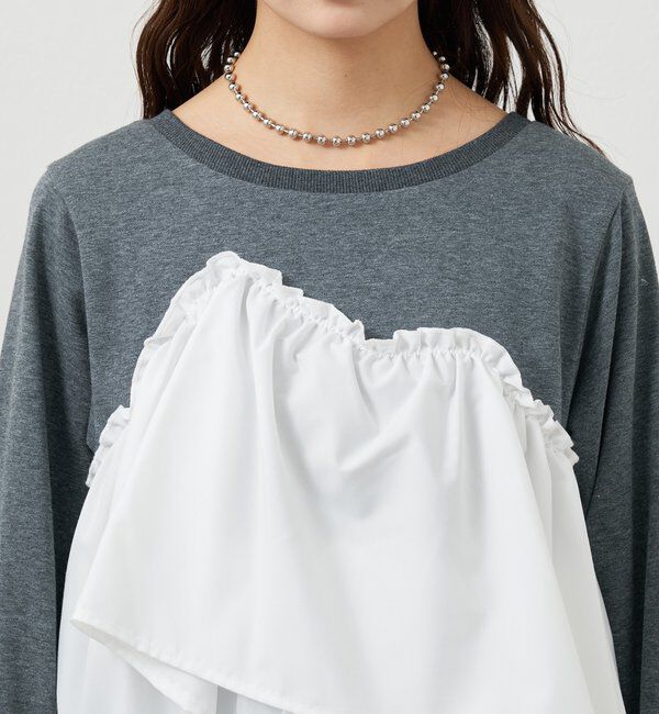  「ビスチェドッキングスウェット」|パーカー|