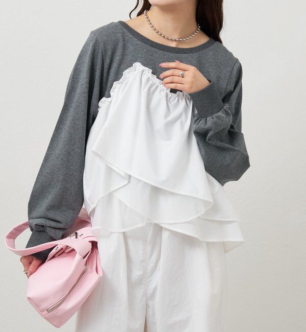  「ビスチェドッキングスウェット」|パーカー|