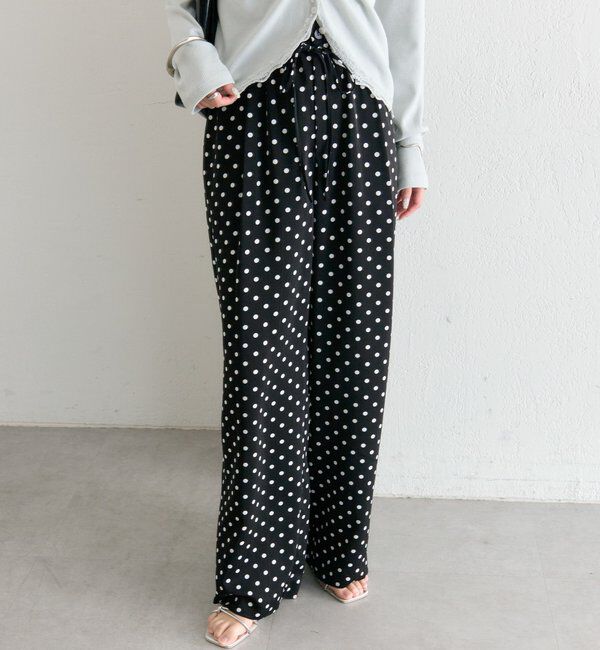  「ドットWベルトパンツ」|チノ|