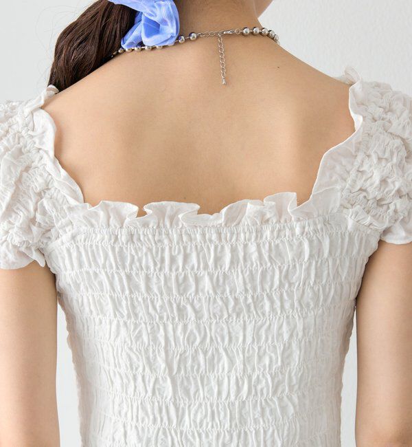  「シャーリングフレンチブラウス」|シャツ・ブラウス|