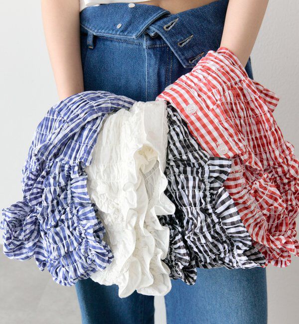  「シャーリングフレンチブラウス」|シャツ・ブラウス|