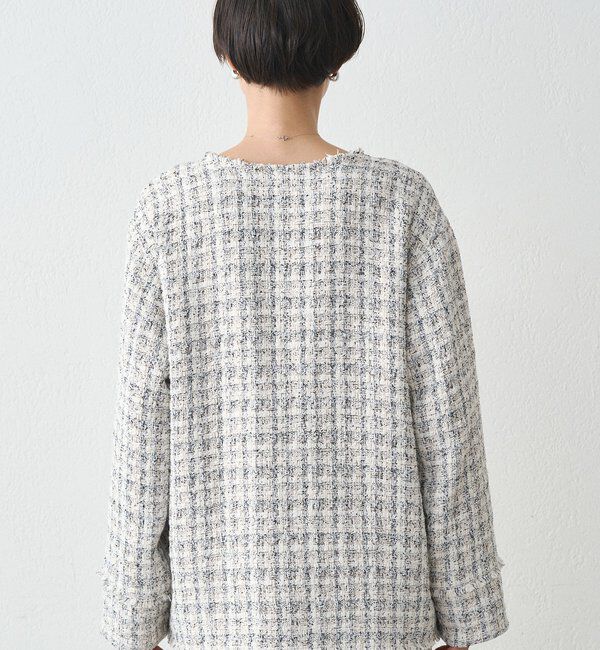  「ミックスツイードジャケット」|ベスト・ジレ|