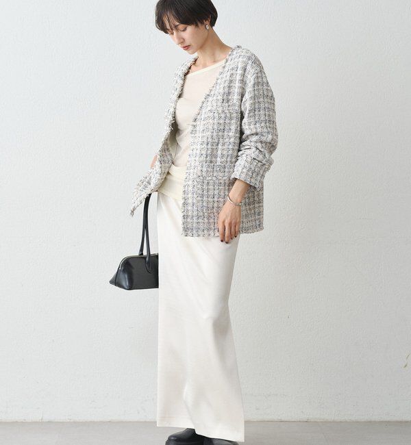  「ミックスツイードジャケット」|ベスト・ジレ|