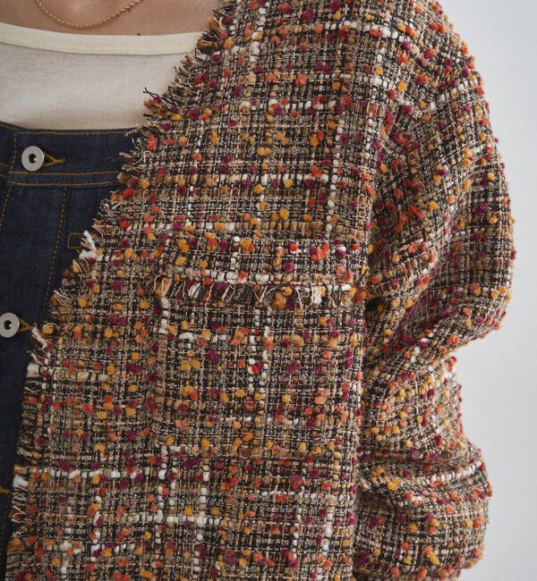  「ミックスツイードジャケット」|ベスト・ジレ|