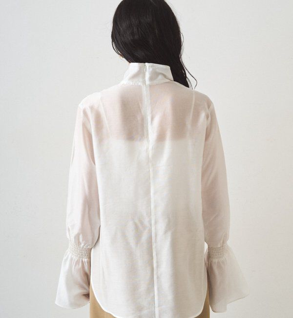  「シアーハイネックブラウス」|シャツ・ブラウス|