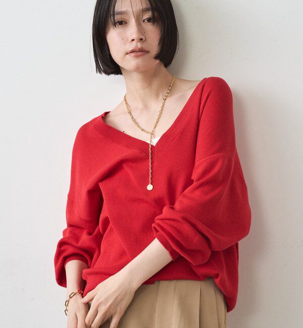  「ディープVニット」|ニット・セーター|