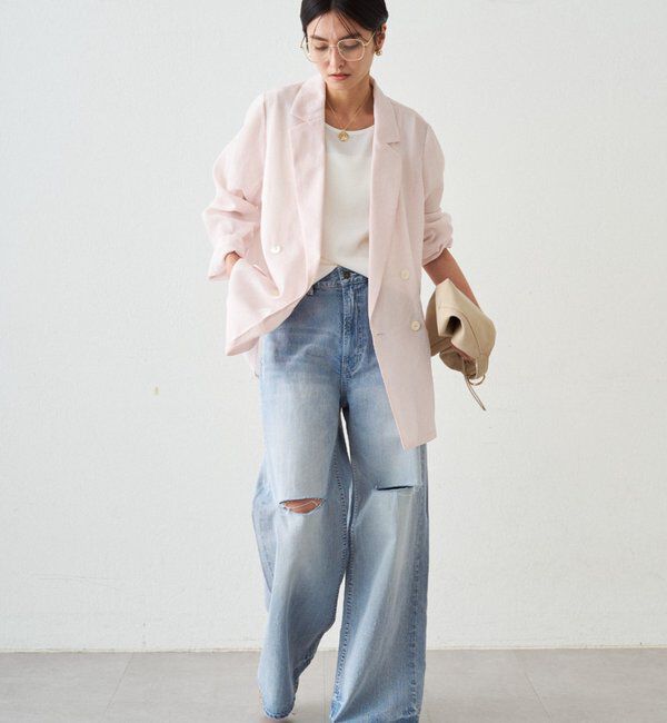  「リネンライクシアージャケット」|ベスト・ジレ|