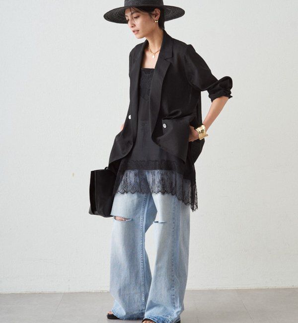  「リネンライクシアージャケット」|ベスト・ジレ|