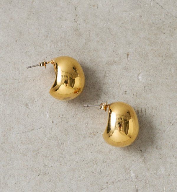  「【GALENA/ガレナ】ボールピアス」|ピアス|ゴールド