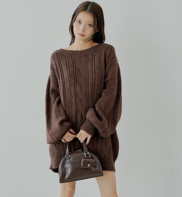  「バックオープンケーブルルーズワンピース」|ワンピース|