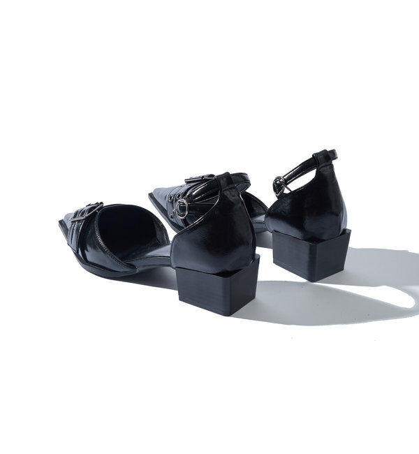  「【HiNT】ベルトストラップミュールパンプス」|パンプス|