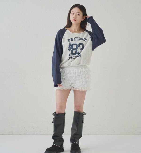  「エリオットナンバリングワンショルダースウェット」|Tシャツ・カットソー|