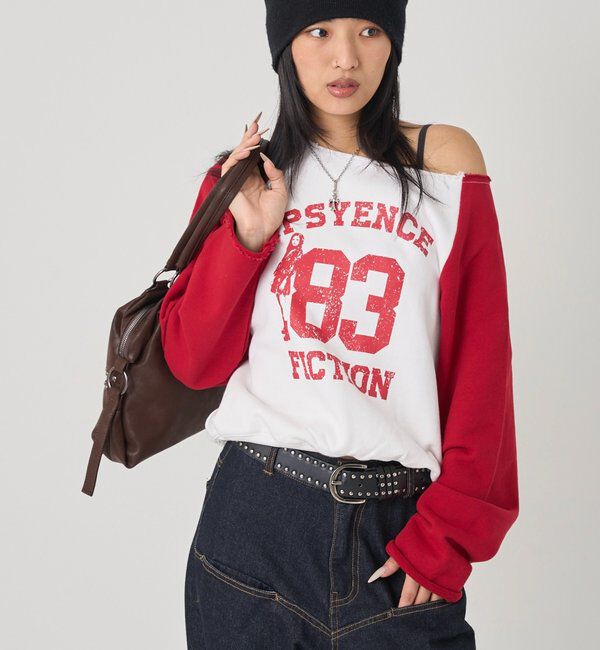  「エリオットナンバリングワンショルダースウェット」|Tシャツ・カットソー|