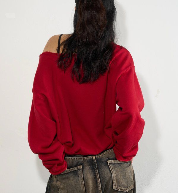  「エリオットナンバリングワンショルダースウェット」|Tシャツ・カットソー|