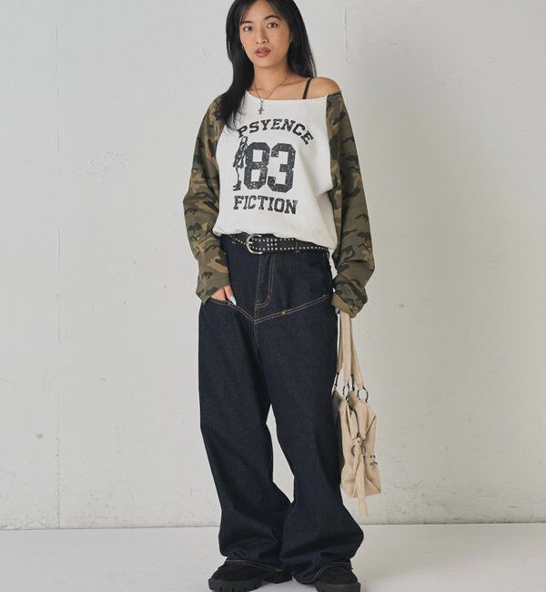  「エリオットナンバリングワンショルダースウェット」|Tシャツ・カットソー|