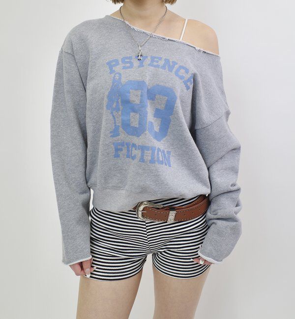  「エリオットナンバリングワンショルダースウェット」|Tシャツ・カットソー|