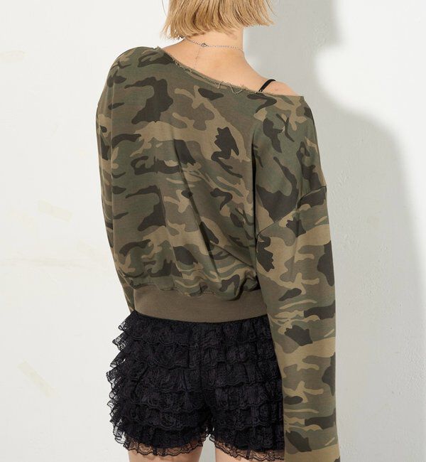  「エリオットナンバリングワンショルダースウェット」|Tシャツ・カットソー|