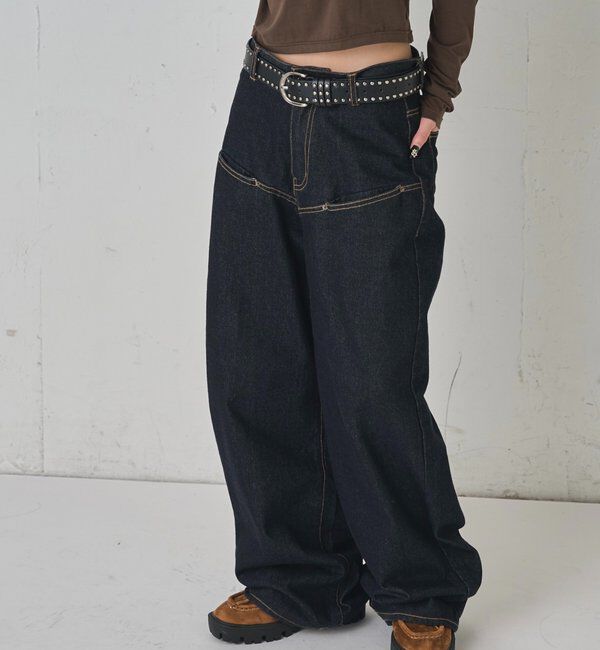  「スラッシュポケットデニム」|デニム|