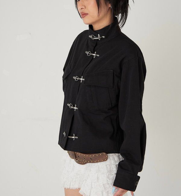  「ファイヤーマンミリタリーシャツジャケット」|ブルゾン・スタジャン|