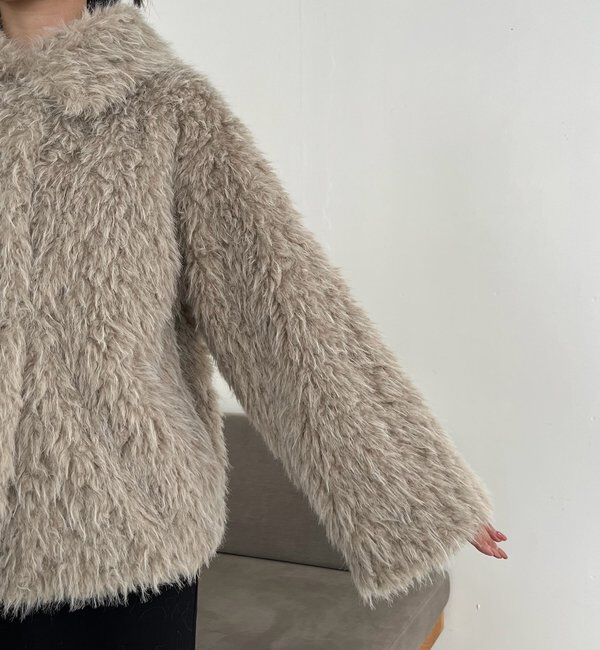  「【サイズ展開あり/軽量】MIXファースタンドカラーコート」|その他|