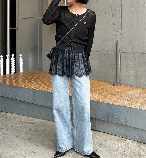  「シアーリブカーディガン」|カーディガン|