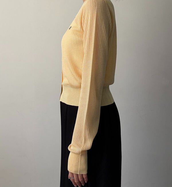  「シアーリブカーディガン」|カーディガン|