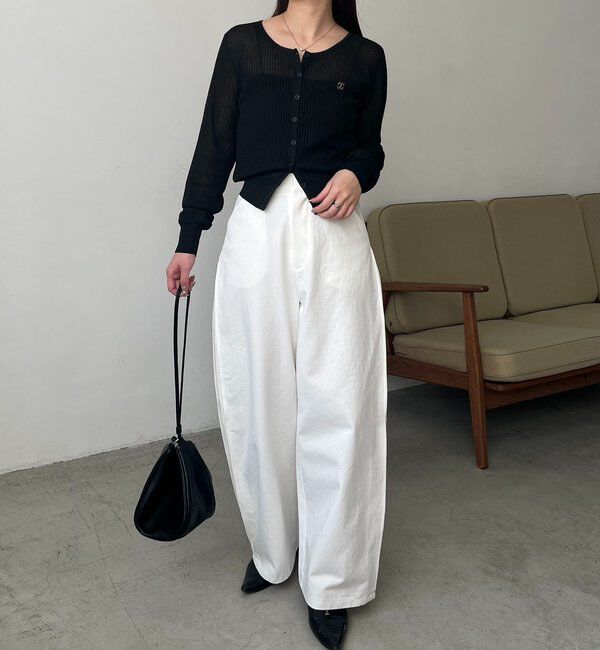  「シアーリブカーディガン」|カーディガン|