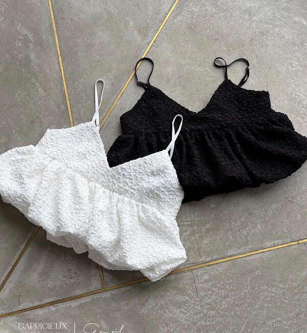  「【LE'MAGE&times;gemeilコラボ】バブルバルーンキャミ」|シャツ・ブラウス|