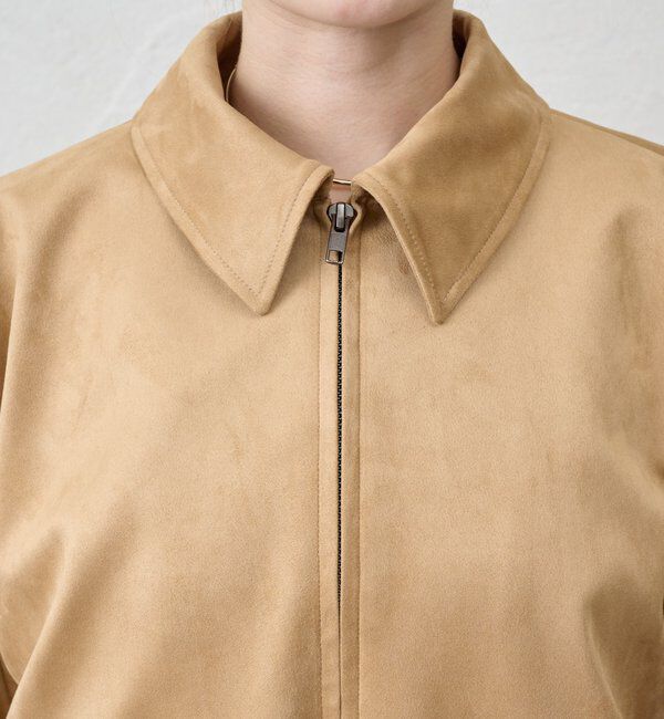  「フェイクスウェードブルゾン」|ブルゾン・スタジャン|