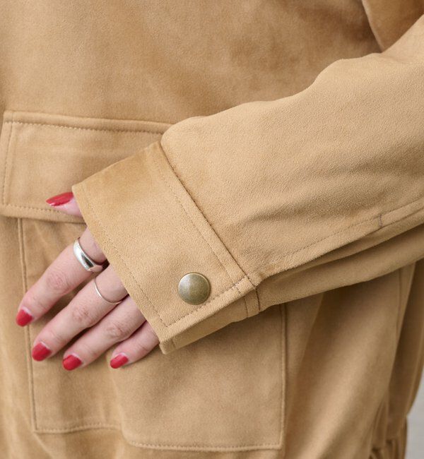  「フェイクスウェードブルゾン」|ブルゾン・スタジャン|