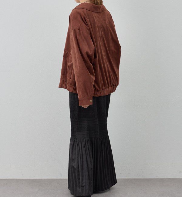  「フェイクスウェードブルゾン」|ブルゾン・スタジャン|