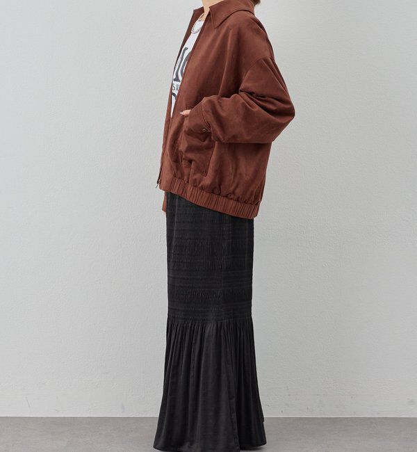  「フェイクスウェードブルゾン」|ブルゾン・スタジャン|