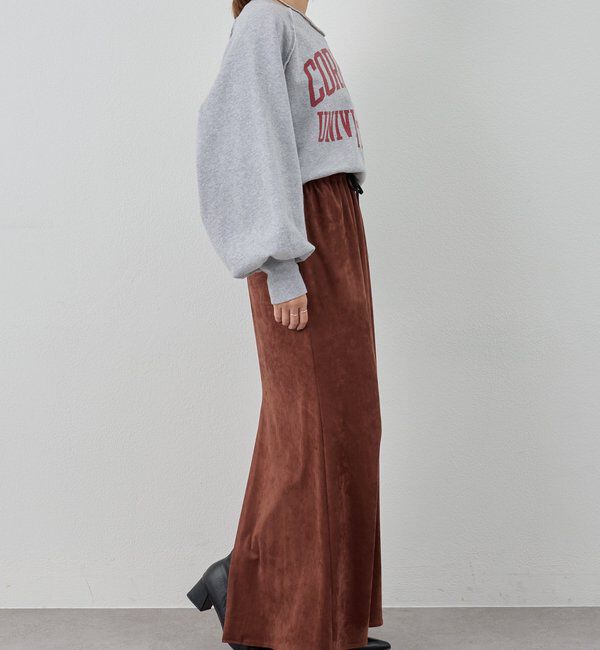  「フェイクスウェードスカート」|スカート|