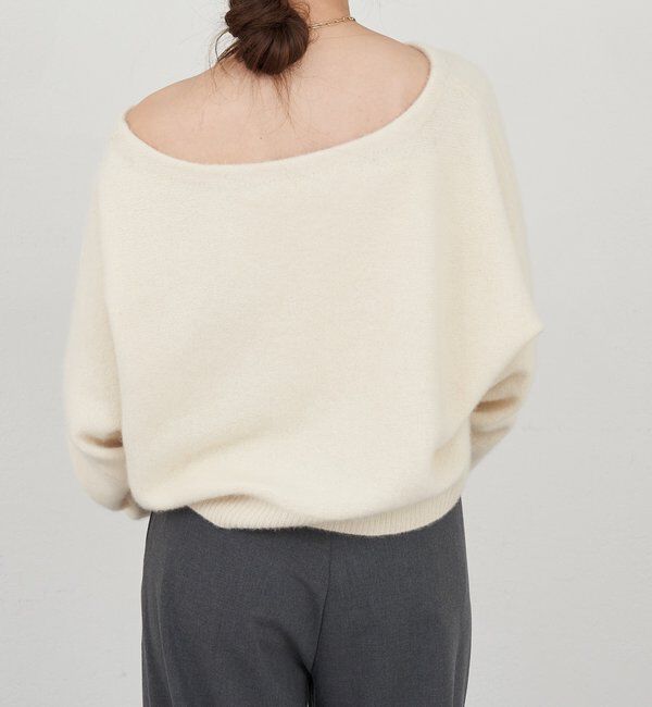  「ファーウールオフショルニット」|ニット・セーター|